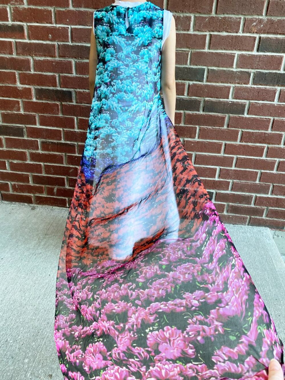 Mary Katrantzou Printed Silk Tunic, size 8, fits like S/M - Picture 8 of 9